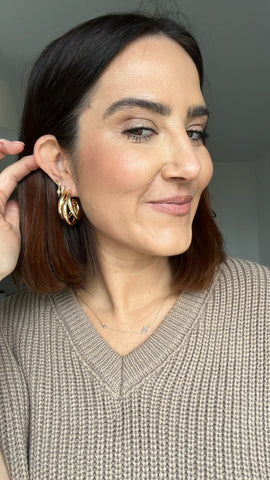 CARRIE Triple Hooped Gold Earrings - BEST SELLERS