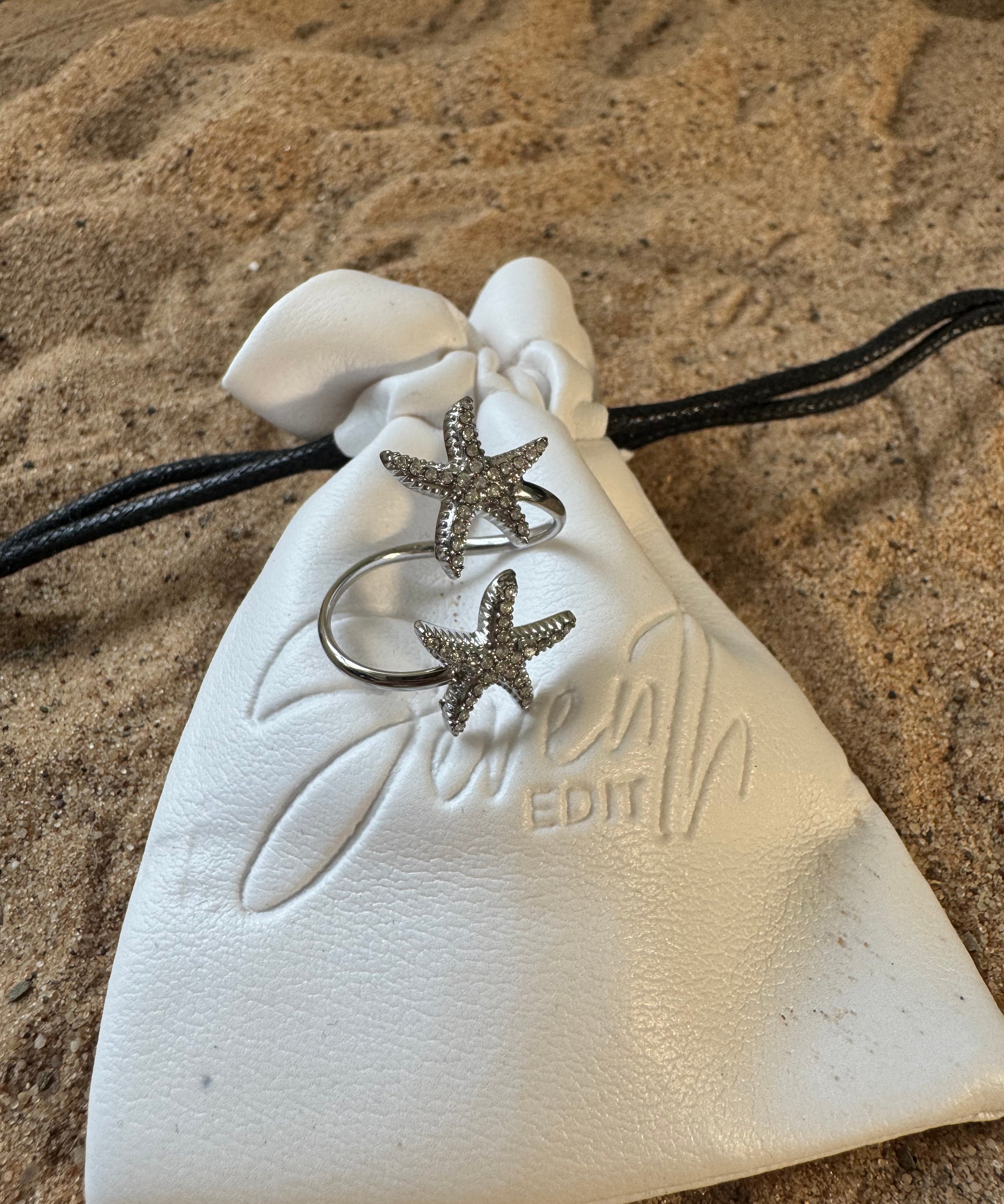 Marina-double starfish ring
