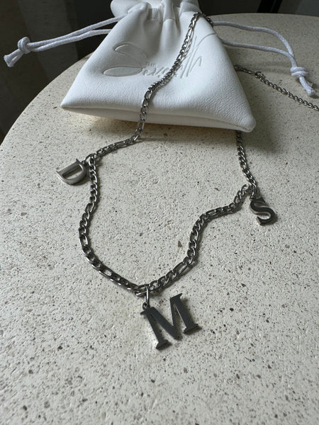 Personalised Initial Necklace SILVER