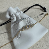 Sparkling Crystal Bracelet – Gold & Silver Finish