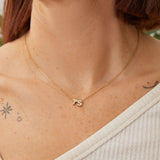 Dainty Initial Necklace (Gold)
