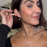 Star & Moon Charm Huggies