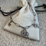 Custom silver Charm Necklace