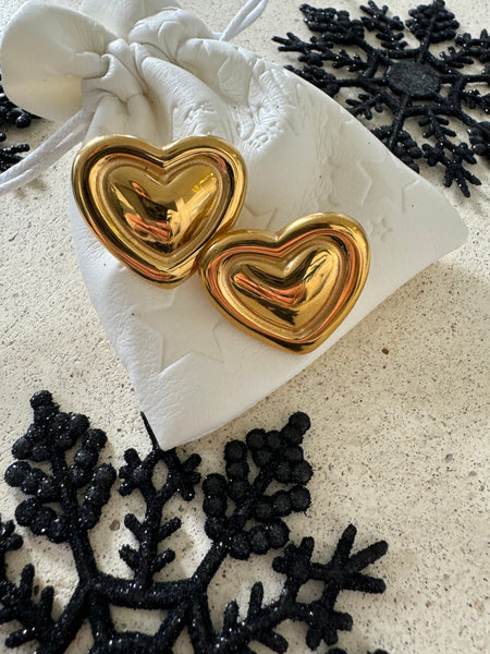 RHIANNA Heart Earrings