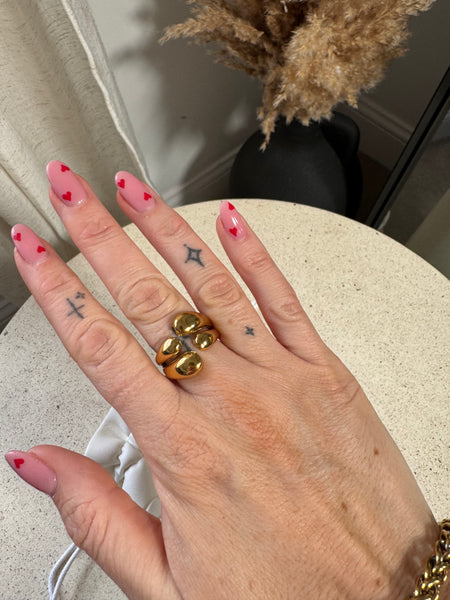 Bianca Gold  Statement Ring