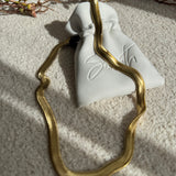 Saffron Herringbone Necklace