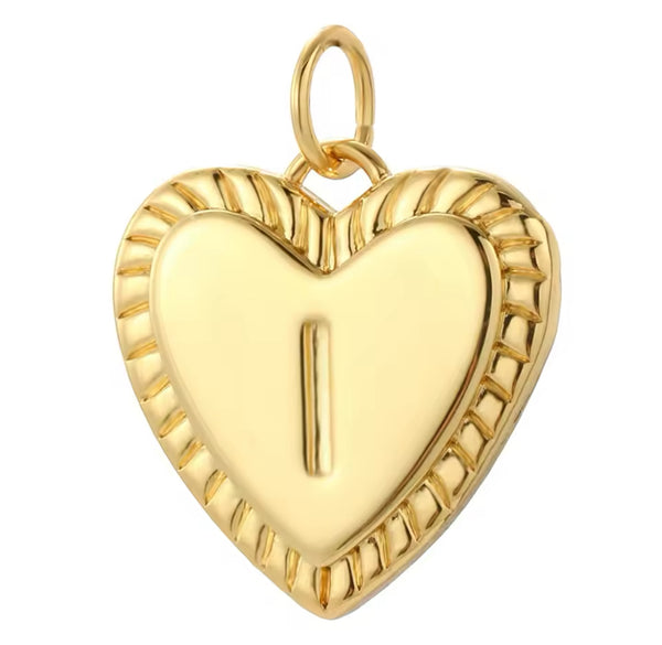 Heart Initial Necklace