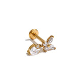 The Butterfly Charm Stud