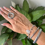 Zara Sculpted Open Ring