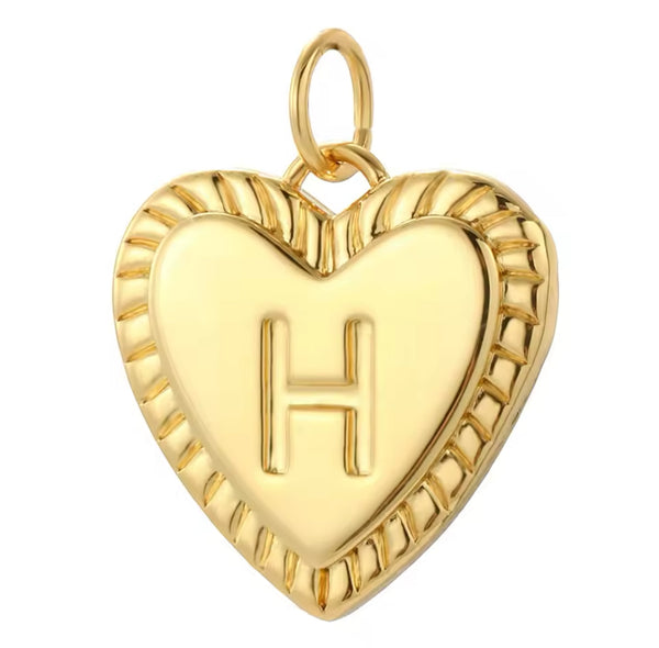 Heart Initial Necklace