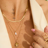 Blossom Necklace triple-layered