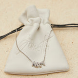 Dainty initial Necklace (silver)