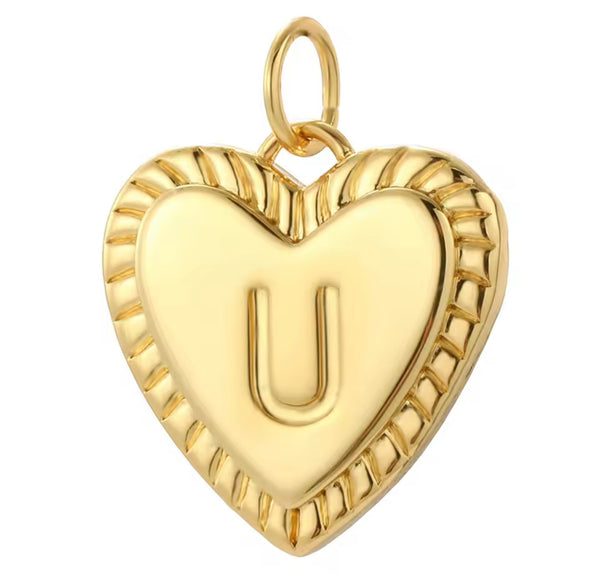 Heart Initial Necklace