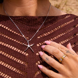 Starfish pendant necklace