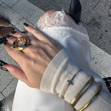 Saffron Herringbone Bracelet