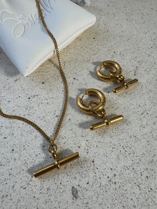 MARGO Set -T-Bar Necklace & Earrings