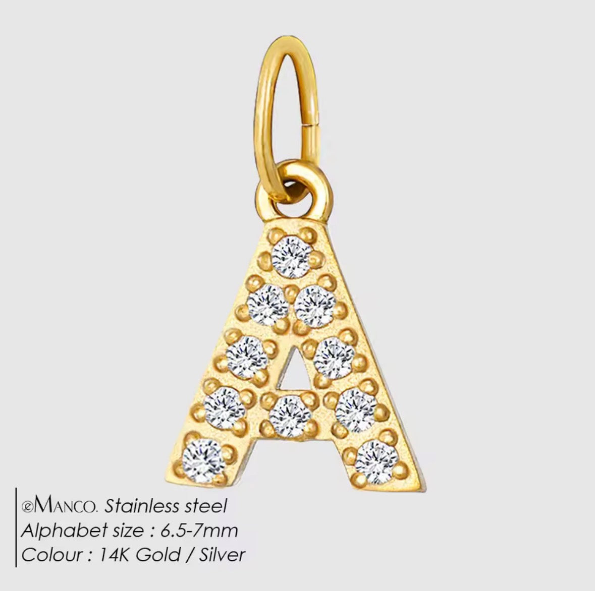 Mini Initial Gold Necklace
