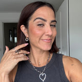 Soleil mix metal Drop Earrings