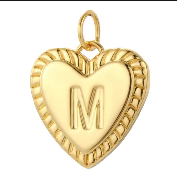 Heart Initial Necklace