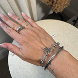 Bobbie Minimal steel bangle