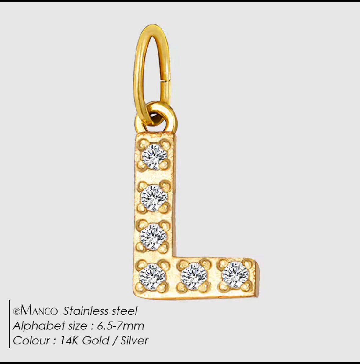 Mini Initial Gold Necklace