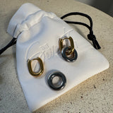 Soleil mix metal Drop Earrings