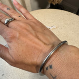 Bobbie Minimal steel bangle