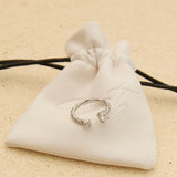Neve Crystal Open Cuff Ring