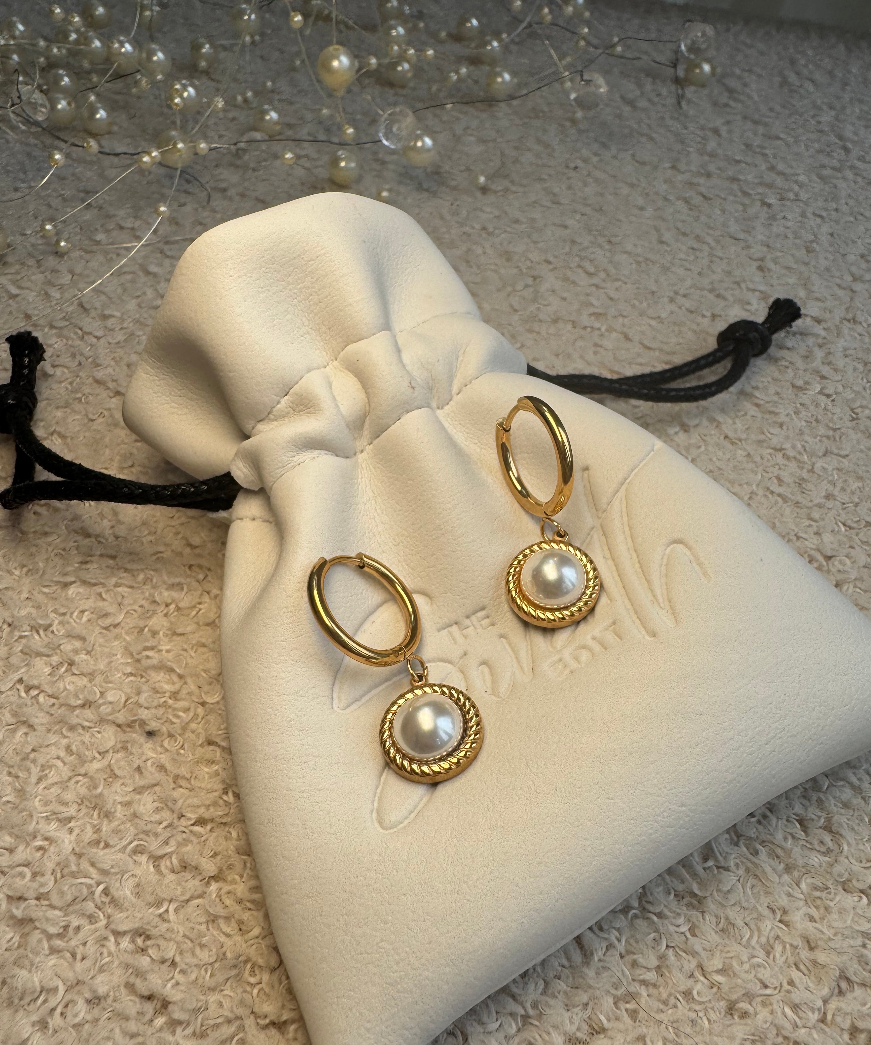 The winter pearl Earrings