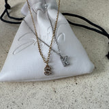 Mini Initial Gold Necklace