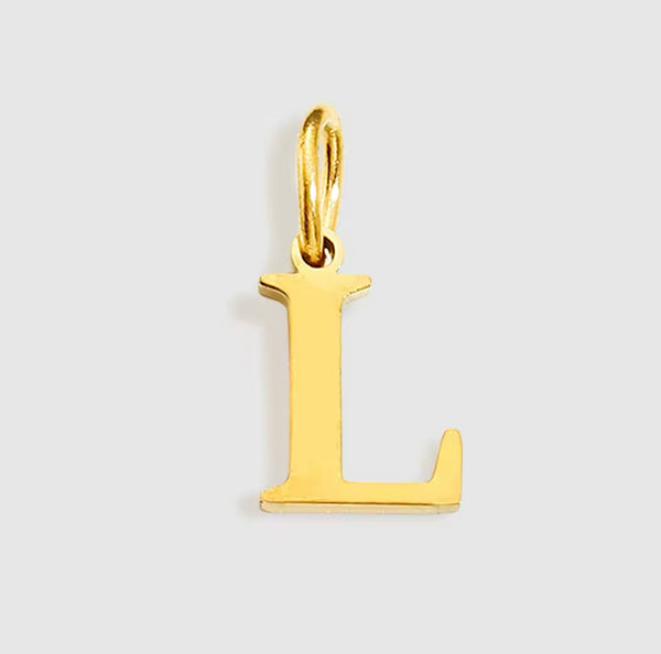 Personalised Initial Necklace GOLD