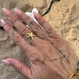 Double star fish Ring