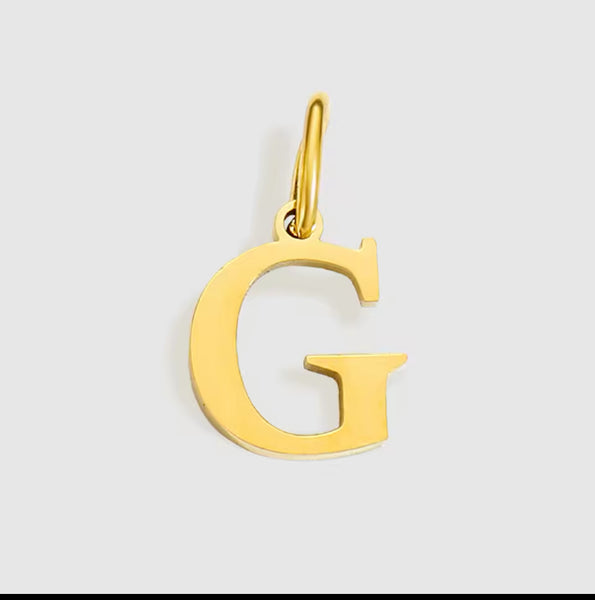 Personalised Initial Necklace GOLD