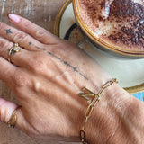 The Sienna Inital Bracelet (Gold)