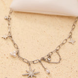 Celestial star necklace