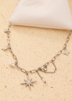 Celestial star necklace
