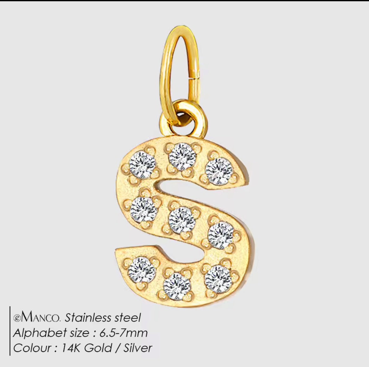 Mini Initial Gold Necklace