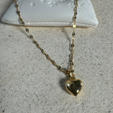 JUNE- Heart Necklace