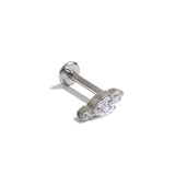 The Poppy flat back Stud