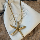 Starfish pendant necklace