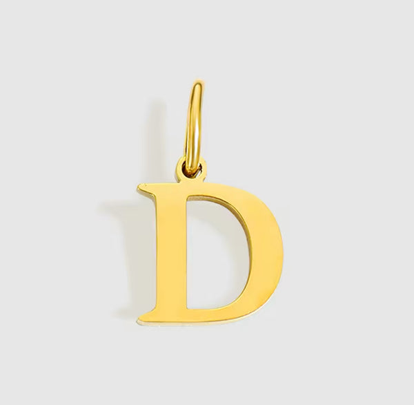 Personalised Initial Necklace GOLD