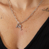 Custom silver Charm Necklace