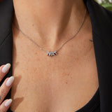 Dainty initial Necklace (silver)