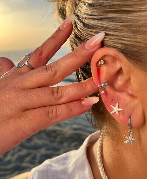 SALE-Starfish Stud Earrings