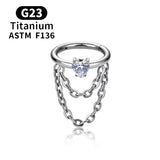 Titanium Heart Chain cartilage