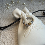 Open mix metal star Ring