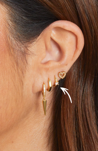 Circle Huggie Earrings
