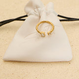 Neve Crystal Open Cuff Ring