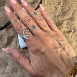 Double star fish Ring