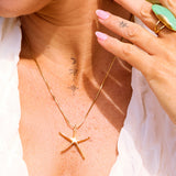 Starfish pendant necklace